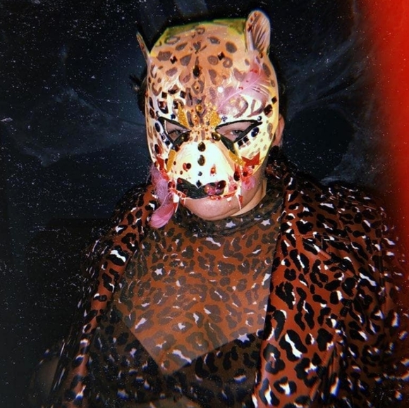 Leopard Print Faux Leather Crop Moto Jacket - Picture 6 of 6